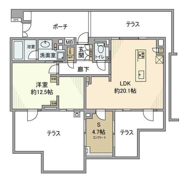 パークホームズ横濱松ヶ丘の間取り