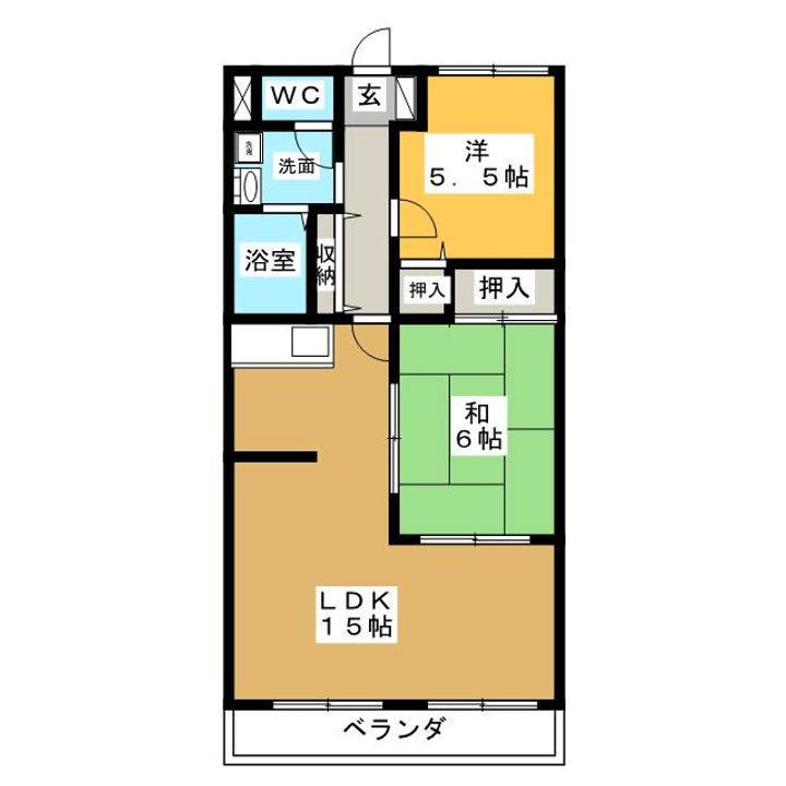 サニーコートの間取り