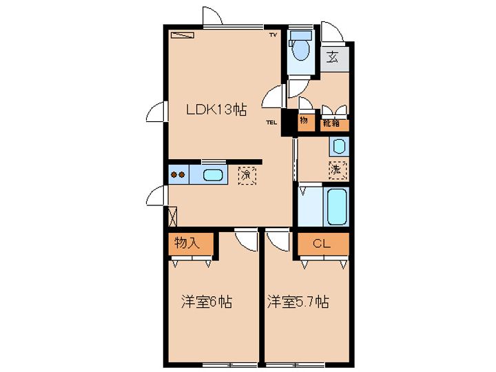 ビバ!ハイツの間取り