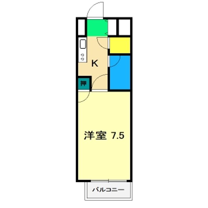 コートクレソン21の間取り