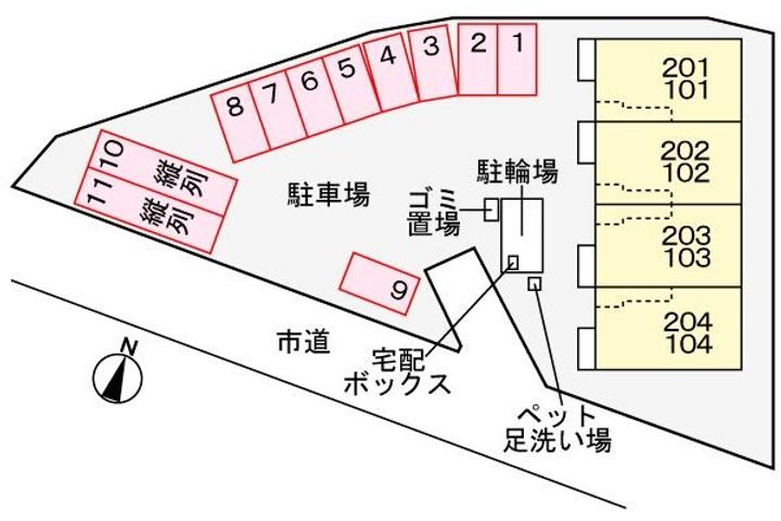 広島県広島市佐伯区五日市町大字下河内(アパート)の賃貸物件の地図