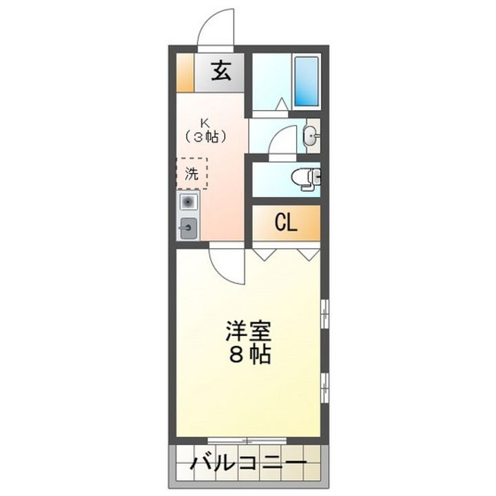 ドミトリーサマリの間取り