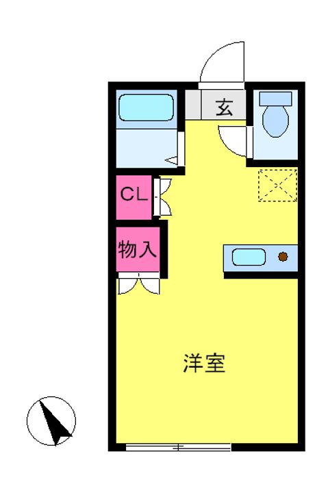 バディハイツ中野台の間取り