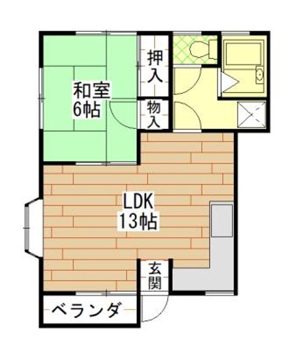 コーポJパークの間取り
