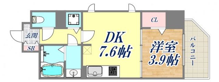 幸court tsukamotoの間取り