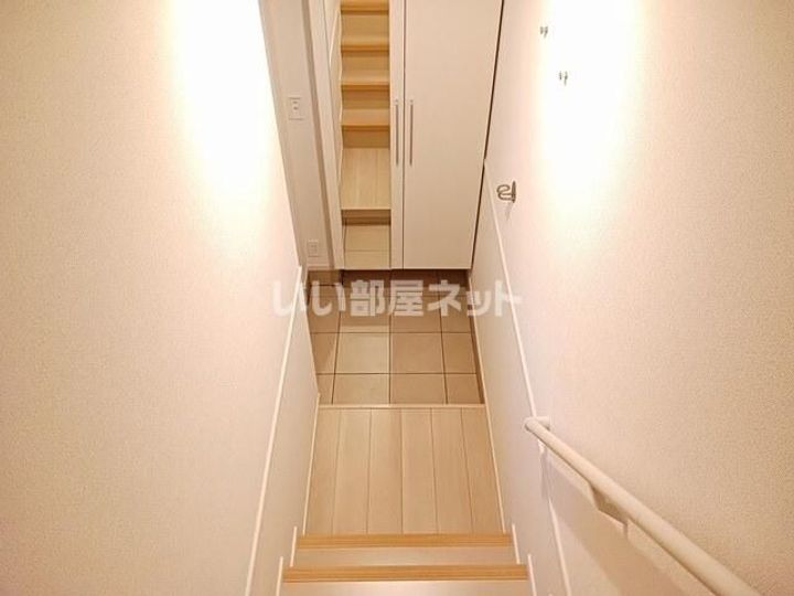 埼玉県飯能市大字岩沢(アパート)の賃貸物件の玄関