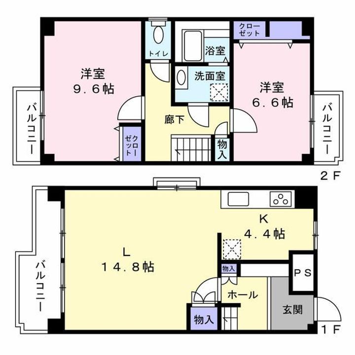 シャトー植村の間取り