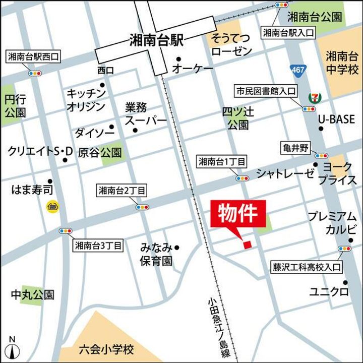 神奈川県藤沢市湘南台1(マンション)の賃貸物件のその他画像