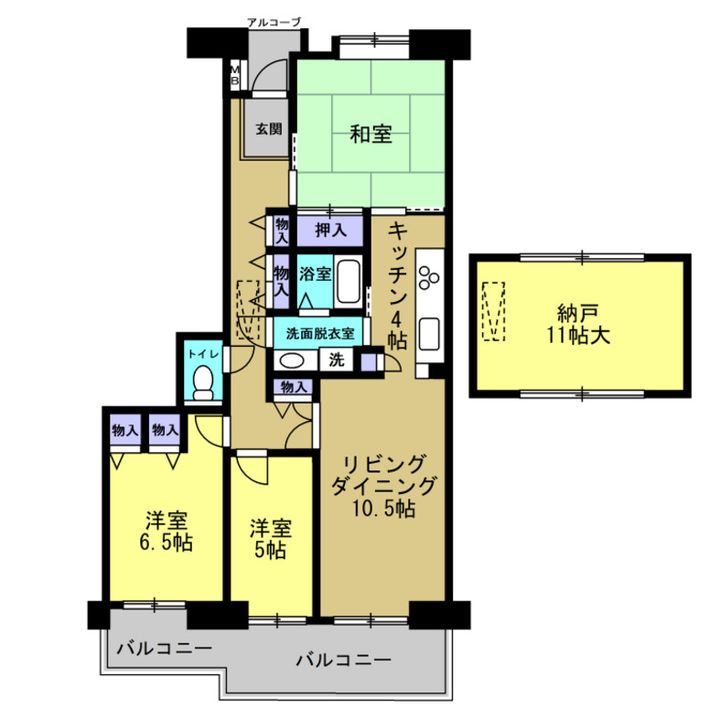 エミネンス長池の間取り