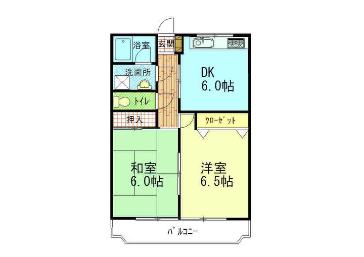 マンションLIVEの間取り