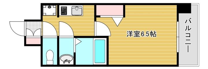 大阪府大阪市東成区東今里2(マンション)の賃貸物件の間取り