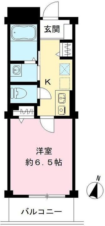 東京都大田区千鳥1(マンション)の賃貸物件の間取り