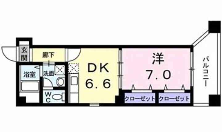 東京都江東区東砂7(マンション)の賃貸物件の間取り