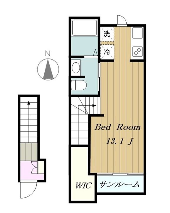 カーサ ディーオの間取り