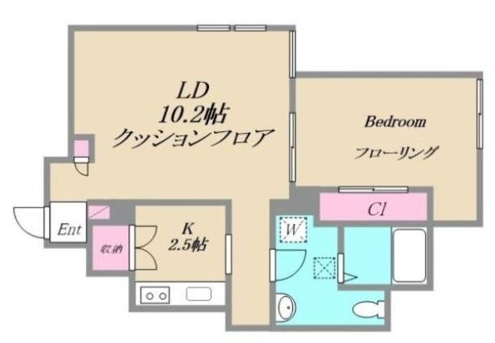 東京都大田区大森東5(アパート)の賃貸物件の間取り