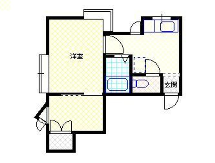 新潟県新発田市富塚町1(アパート)の賃貸物件の間取り