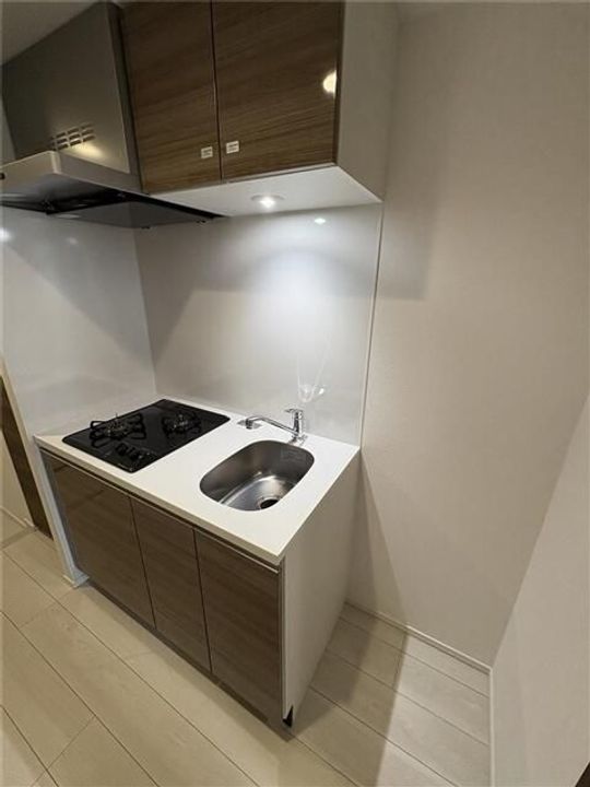 神奈川県横浜市青葉区荏田町(マンション)の賃貸物件のキッチン