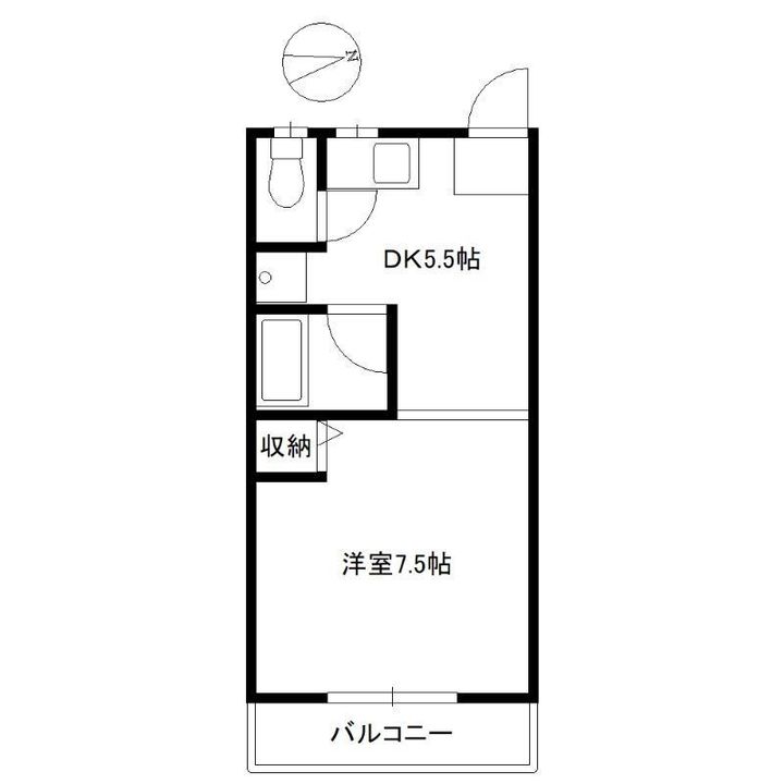 メゾン白亜の間取り