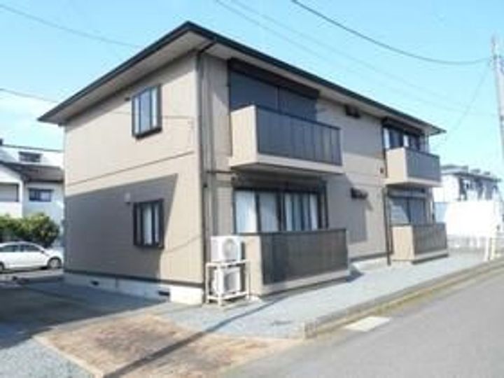 ハイツアミティエ B棟の外観