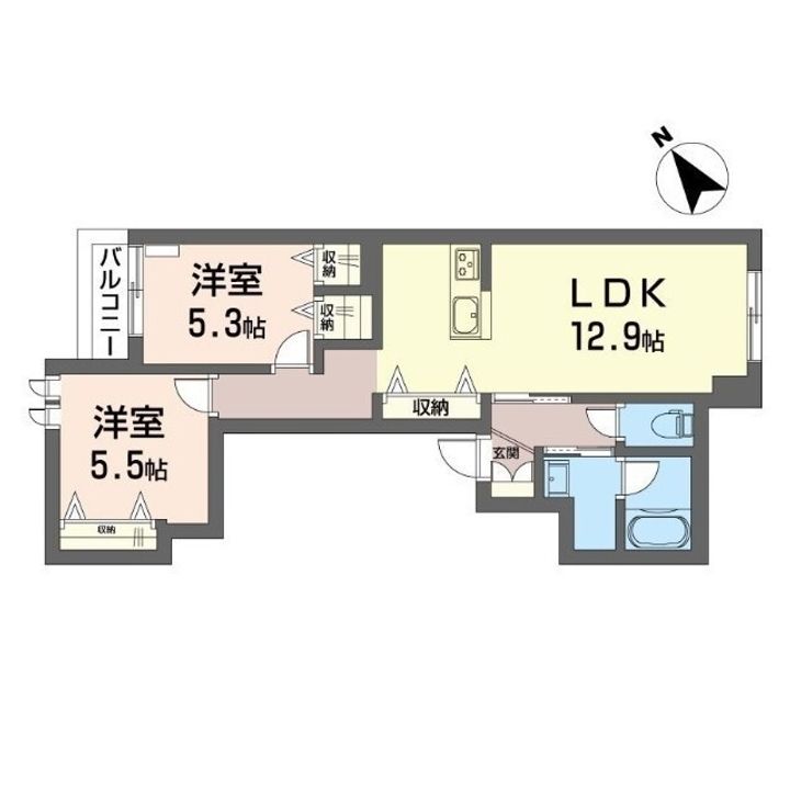 コリーナ横浜子安台の間取り