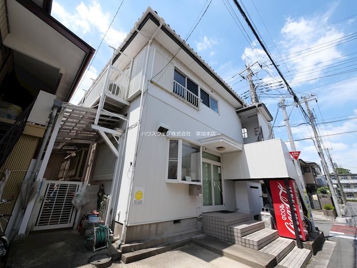 埼玉県草加市草加2(アパート)の賃貸物件の外観