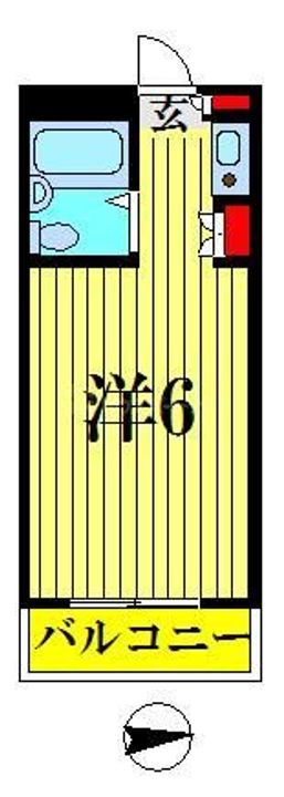 神明マンションの間取り