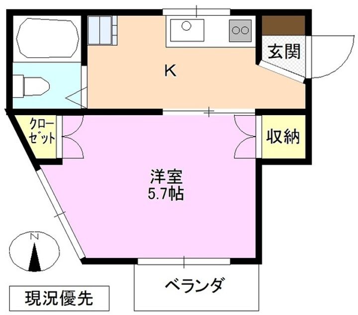 コーポ丸山の間取り