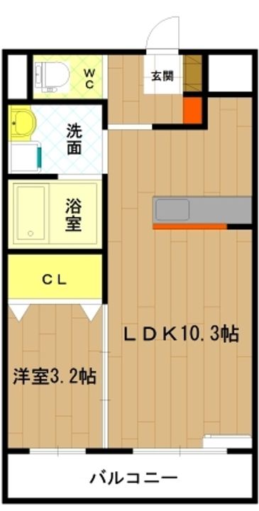 三重県伊勢市一之木4(マンション)の賃貸物件の間取り