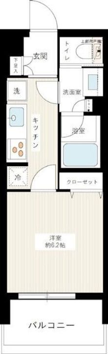 プレディアンスフォート田端の間取り