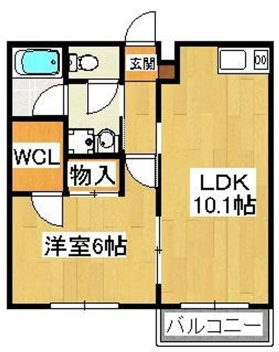 パインサークルの間取り