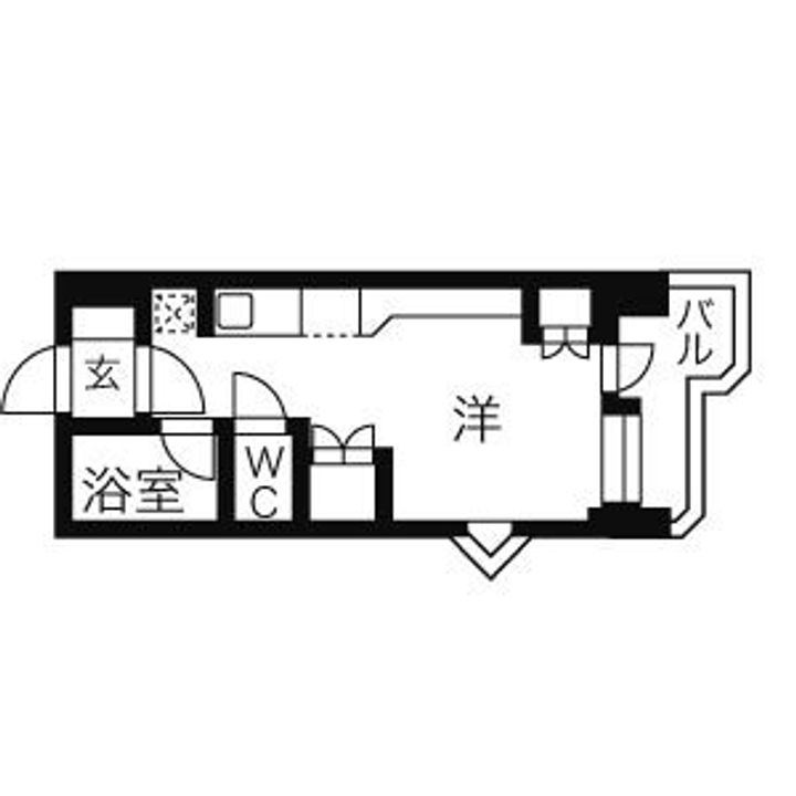北海道札幌市中央区南四条西10(マンション)の賃貸物件の間取り