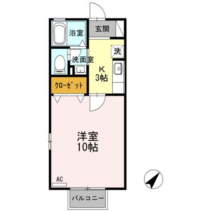 アンソレイユ A棟の間取り