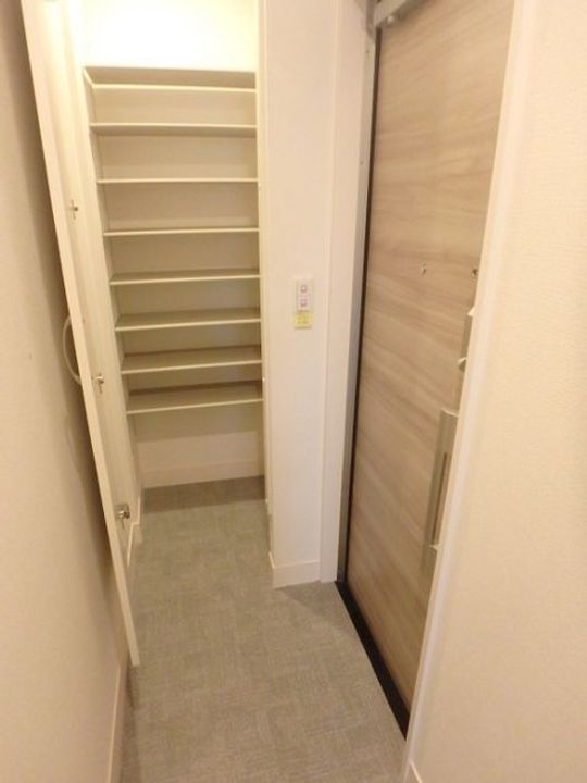 広島県広島市中区西白島町(アパート)の賃貸物件の玄関