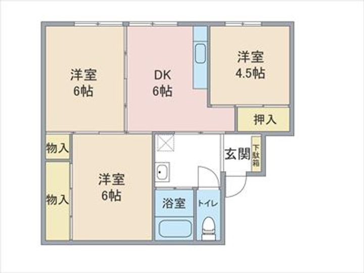トラストハイツの間取り
