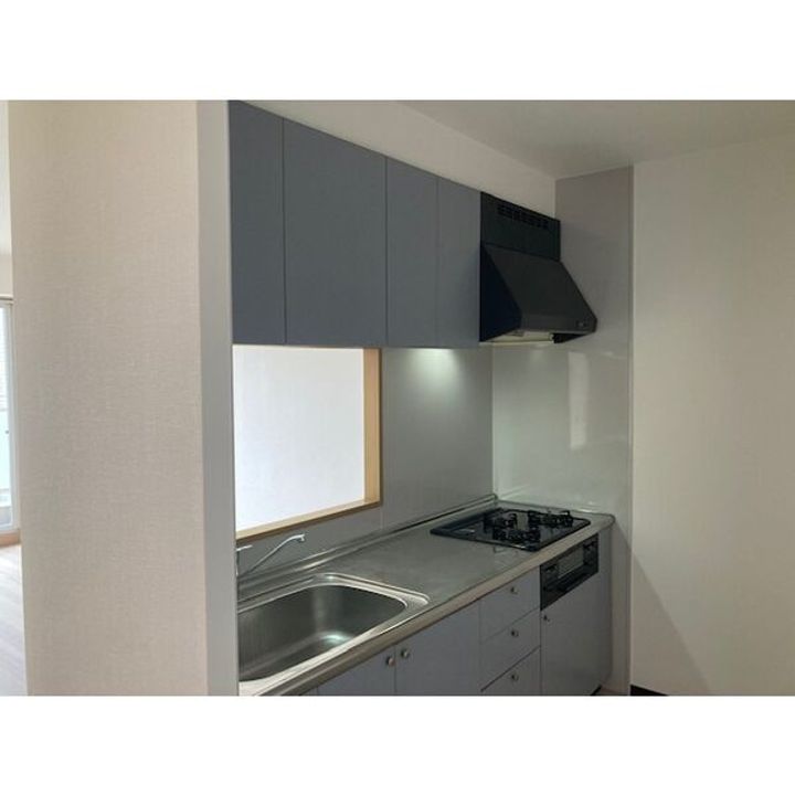 愛知県岡崎市明大寺町字大圦(マンション)の賃貸物件のキッチン