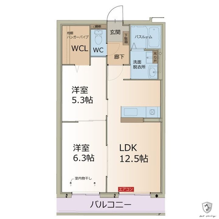 リーフ長津良の間取り