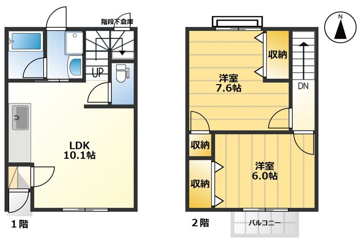 ブランシェ池田の間取り