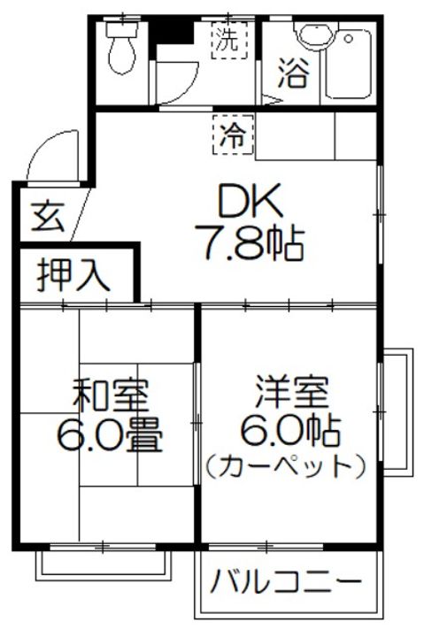 モジュール2の間取り