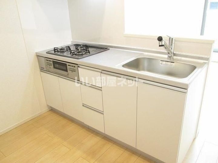 栃木県宇都宮市鶴田町(アパート)の賃貸物件のキッチン