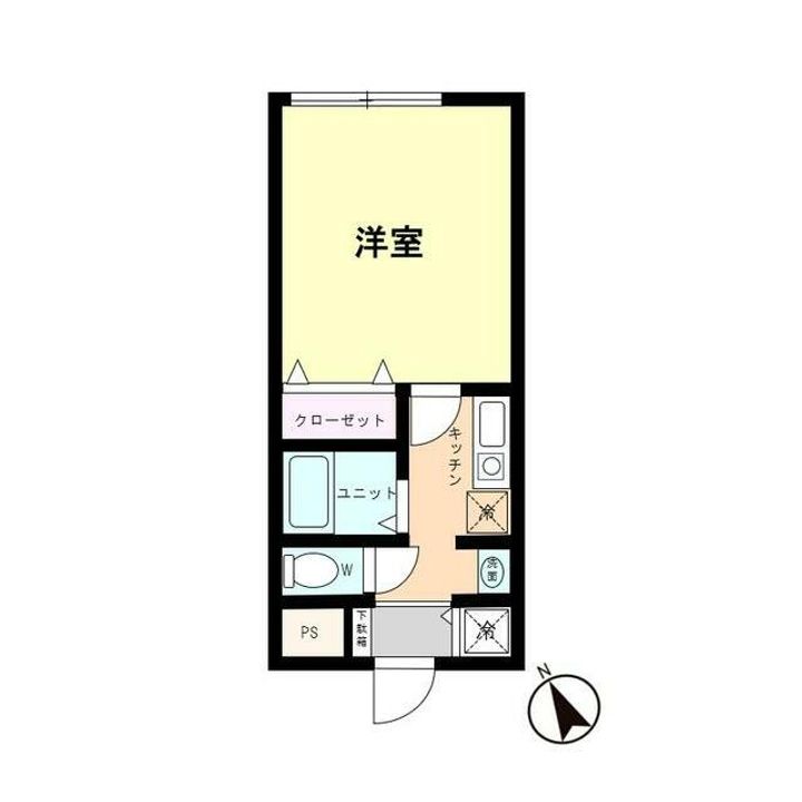 神奈川県鎌倉市笛田3(アパート)の賃貸物件の間取り