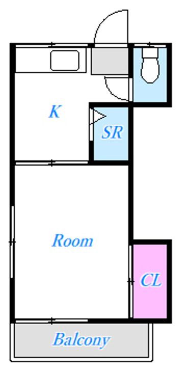 東京都国分寺市新町3(アパート)の賃貸物件の間取り
