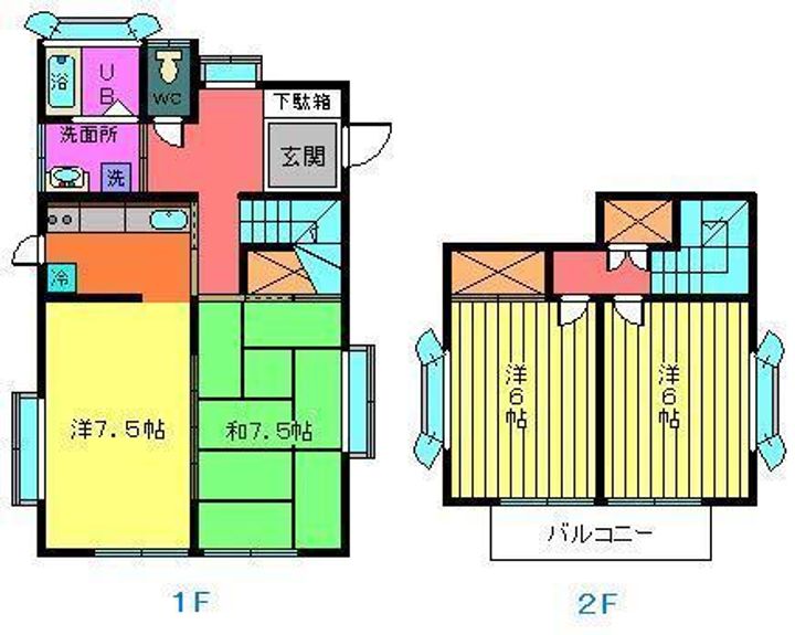静岡県裾野市平松(一戸建)の賃貸物件の間取り