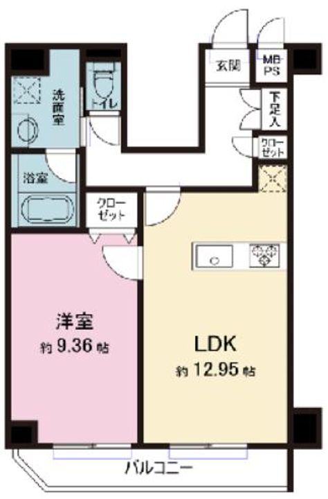 ヴォーガコルテ田端弐番館の間取り