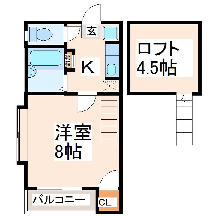 グランドゥール県立大南の間取り