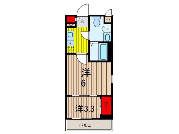 アクシーズタワー浦和岸町IIIの間取り