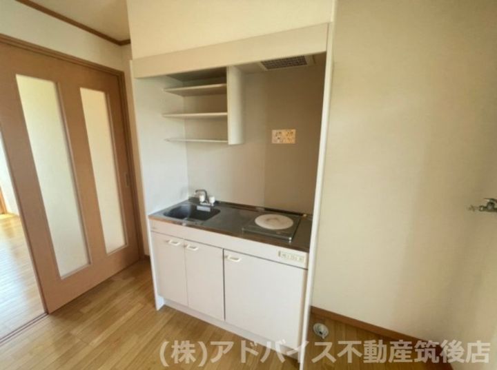 福岡県みやま市瀬高町高柳(アパート)の賃貸物件のキッチン