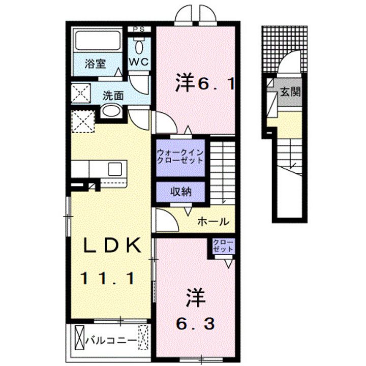 パライーソの間取り