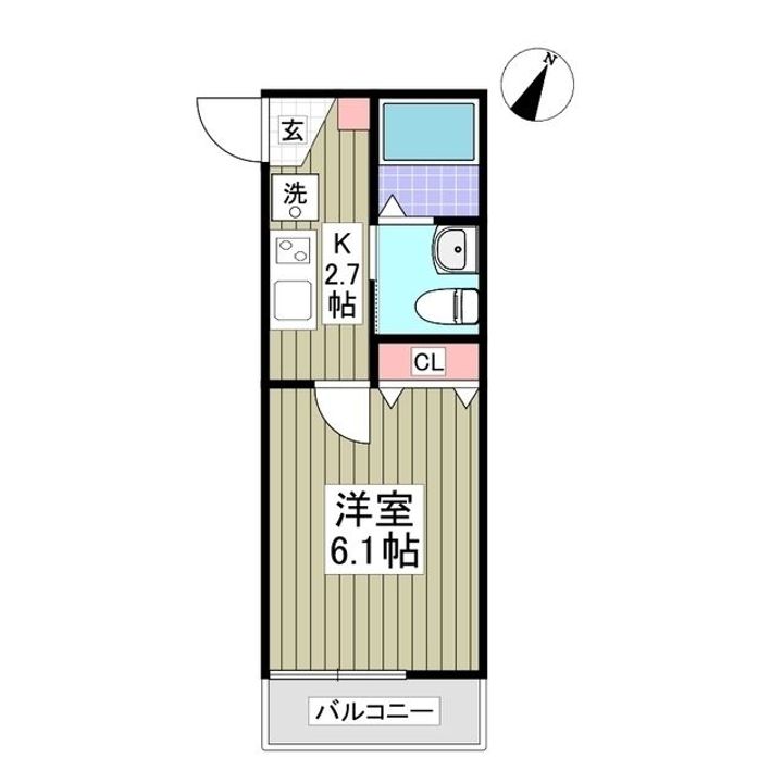 埼玉県川口市戸塚東3(アパート)の賃貸物件の間取り