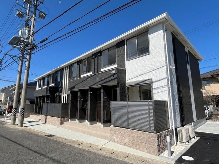 仮称)守山市播磨田町新築アパートの外観