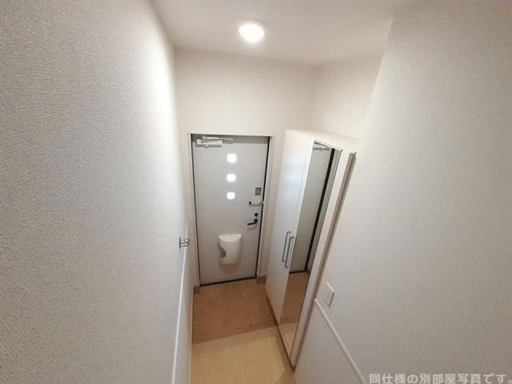 茨城県小美玉市羽鳥(アパート)の賃貸物件の玄関